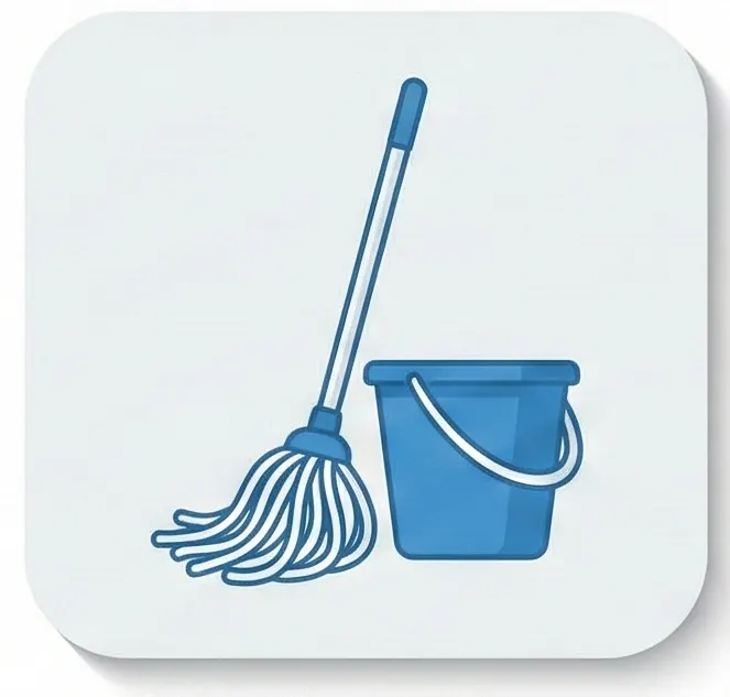 Balai mop et seau