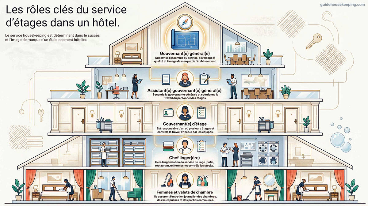 Les rôles clés du service housekeeping